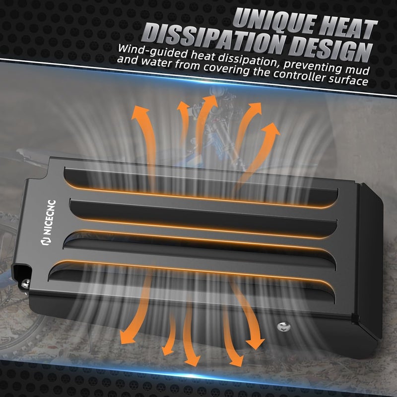 NICECNC Black Controller Protective Cover Compatible with Surron Light bee X/S/ L1E Compatible with Segway X160 X260 See Fitment - Image 4